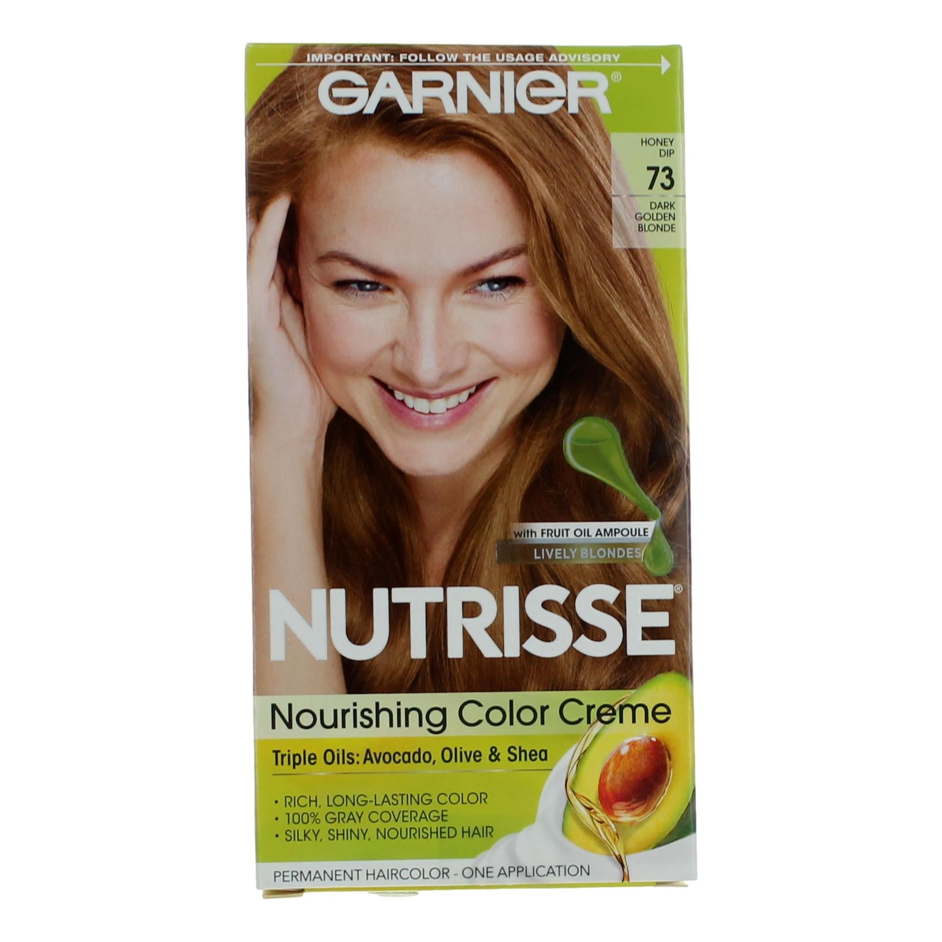 Photo of Garnier Hair Color Nutrisse Coloring Creme by Garnier, Hair Color- Honey Dip 73